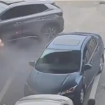 BYD's Yuan PLUS vehicle caught fire instantly after hitting a gas station