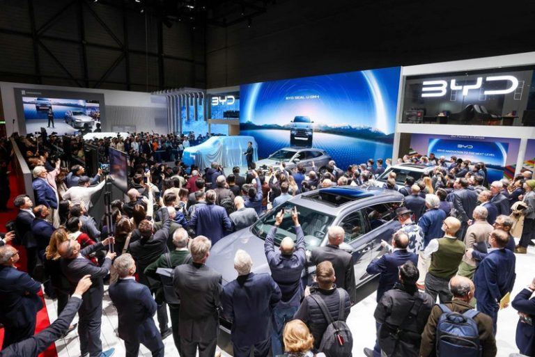 BYD makes its debut at the 2024 Geneva Motor Show