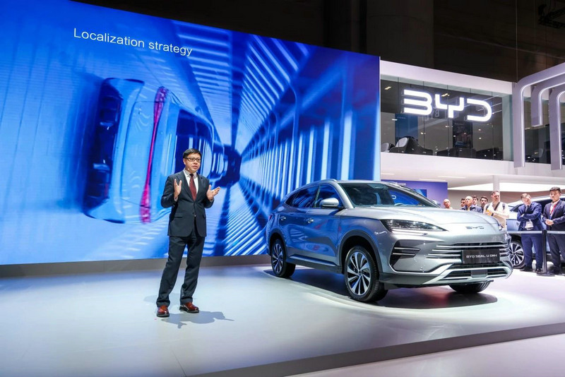 BYD makes its debut at the 2024 Geneva Motor Show