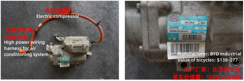 Detailed disassembly and analysis of the BYD Yuan (Otto 3)