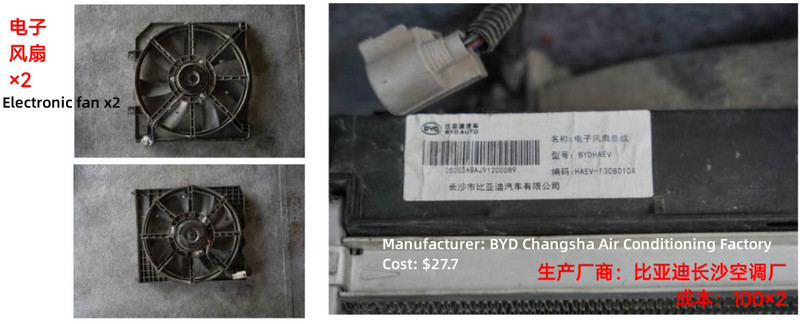 Detailed disassembly and analysis of the BYD Yuan (Otto 3)