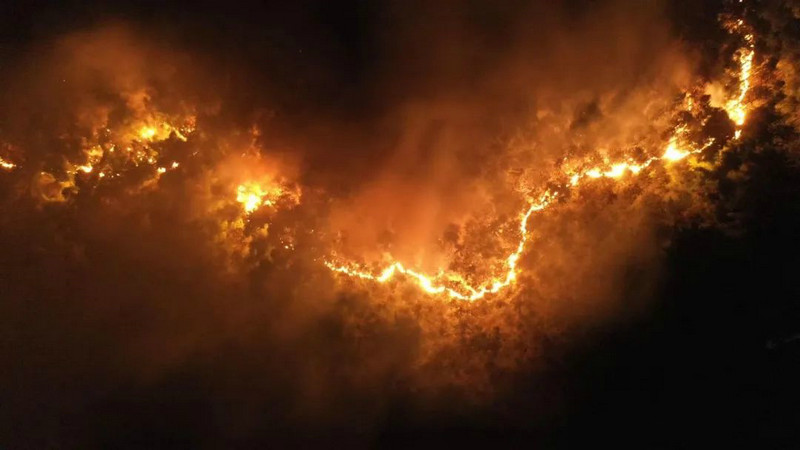 Chongqing Mountain Fire