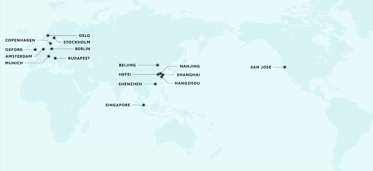 nio global location distribution