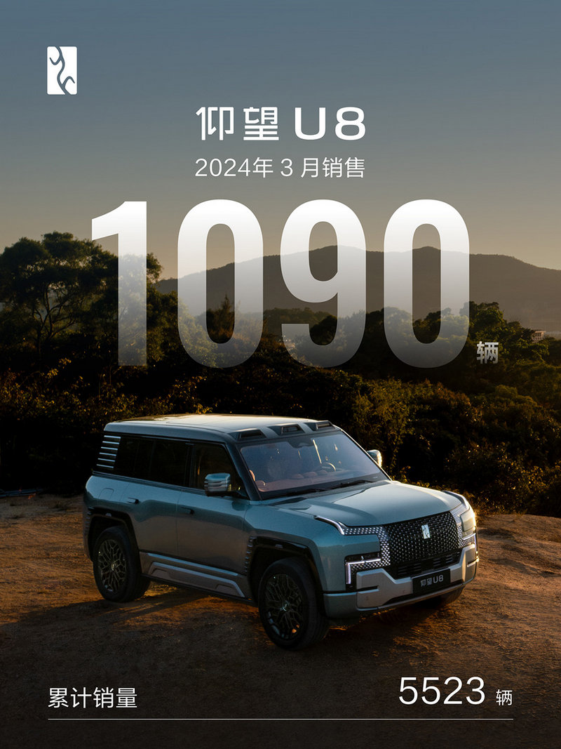 yangwang u8 sales