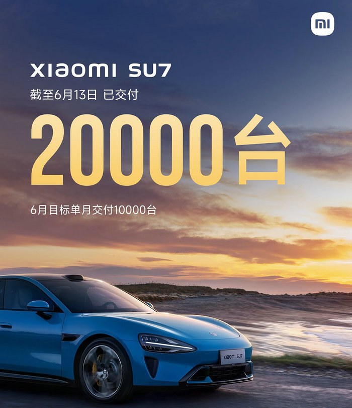 xiaomi su7 sales